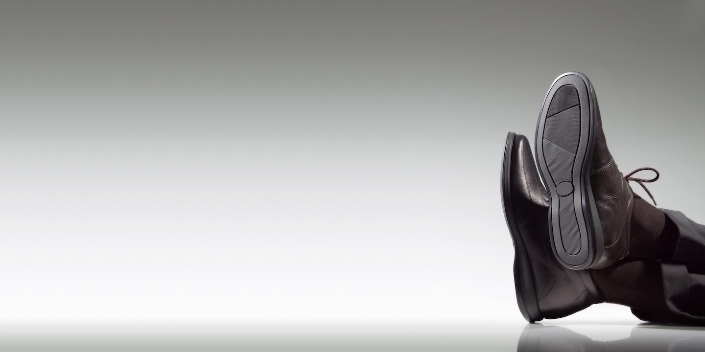feet on desk